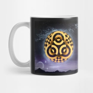 Sacred geometry - crop circle of Lake Ammer Mug